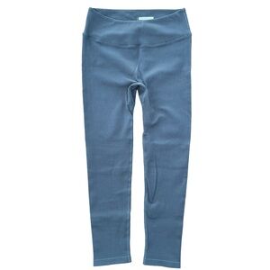Womens Shambhala Ribbed Leggings - Sage Green